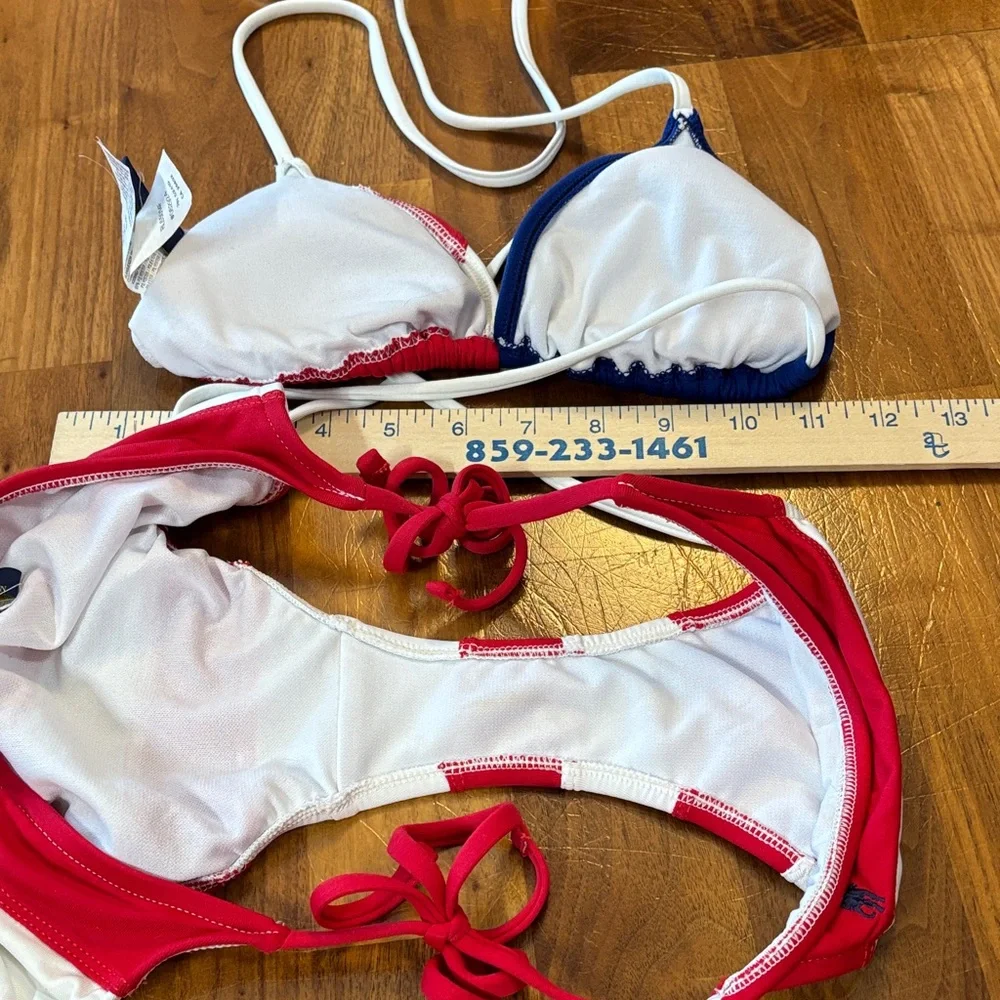 Polo by Ralph Lauren Red, White & Blue Stars and Stripes Bikini - Picture 4 of 5